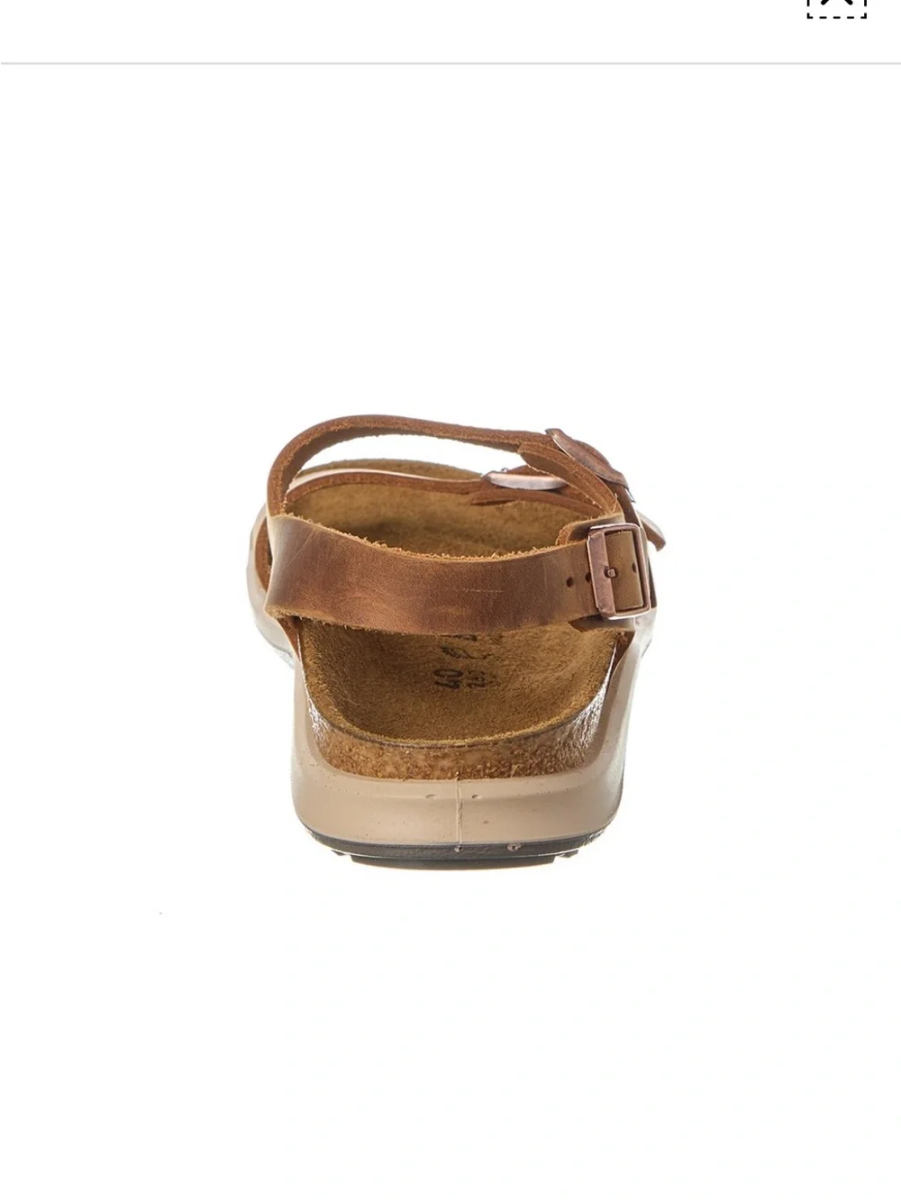 Birkenstock Sanora Oiled Leather Suede Adjustable Buckle Sandal size L11 M9